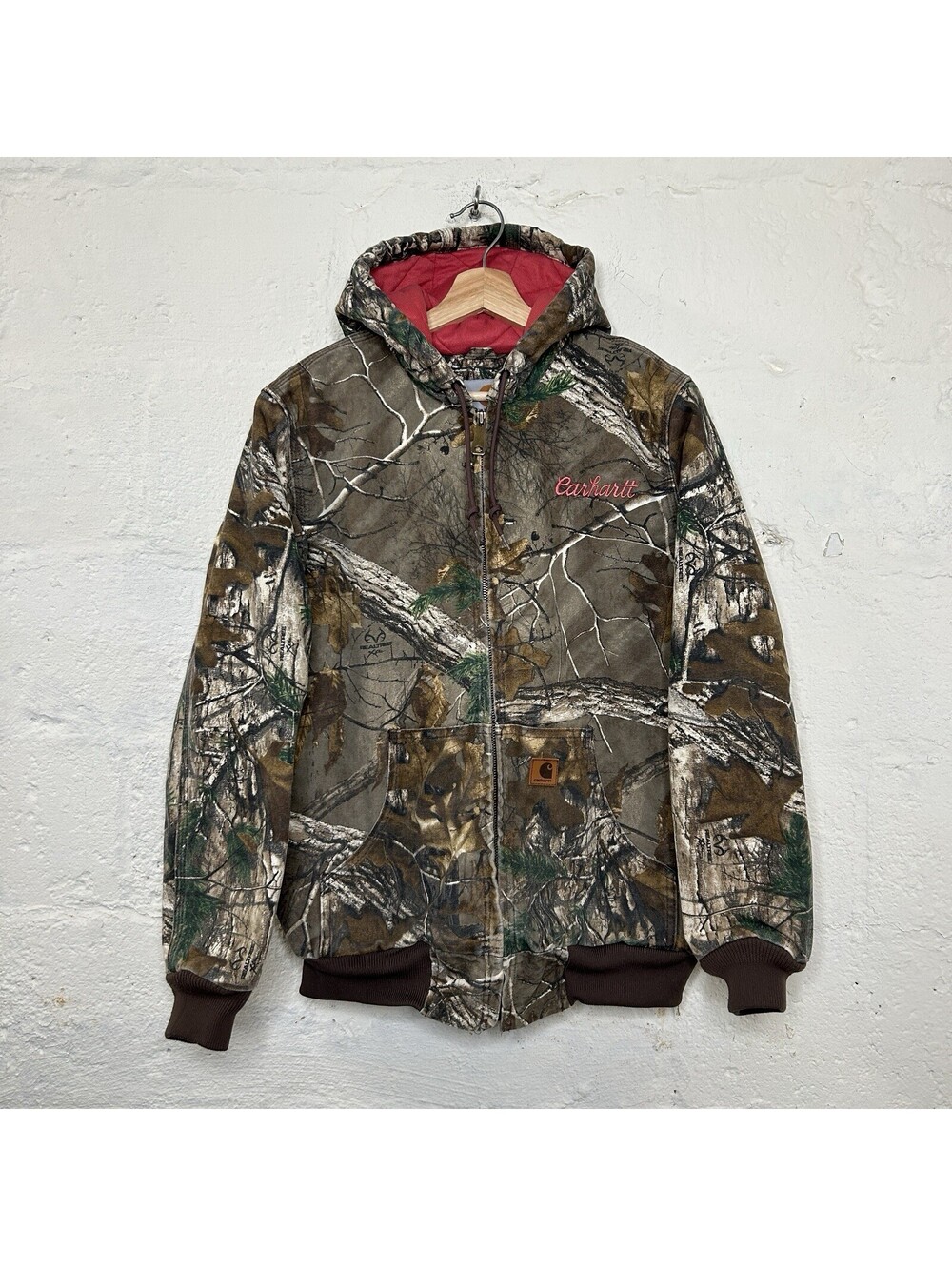 Carhartt X Realtree Hooded Active Jacket “Pink Camo” 101216